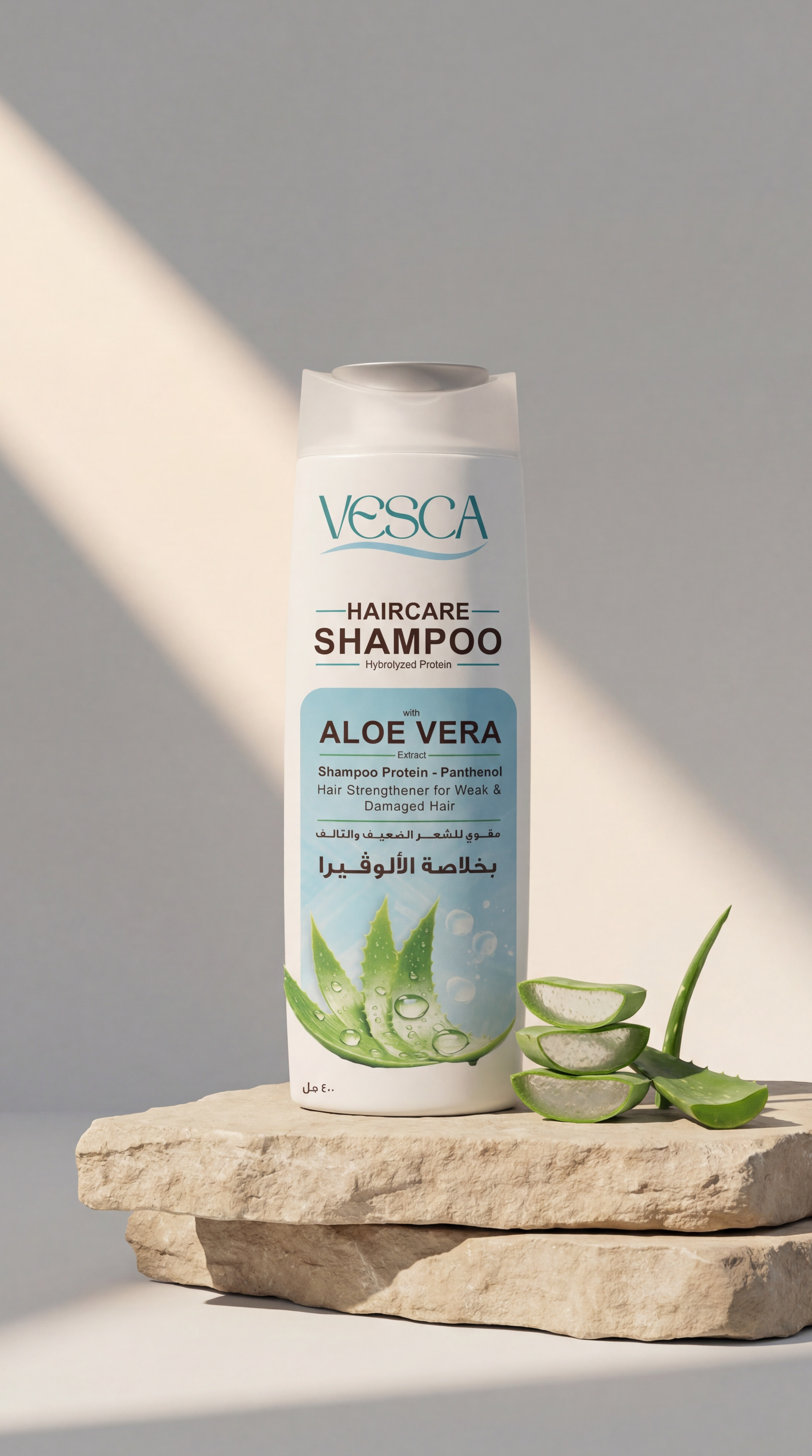 شامبو ڤيسكا بخلاصة الألوڤيرا والبروتين ٤٠٠ مل